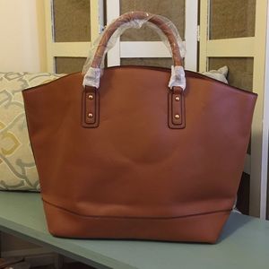 JustFab "Martin" Camel Tote