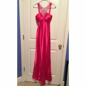 Cache pink formal or prom dress