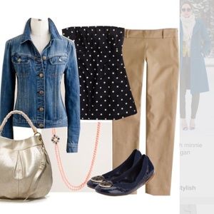 J. Crew Minnie khaki! Size 4 petite!