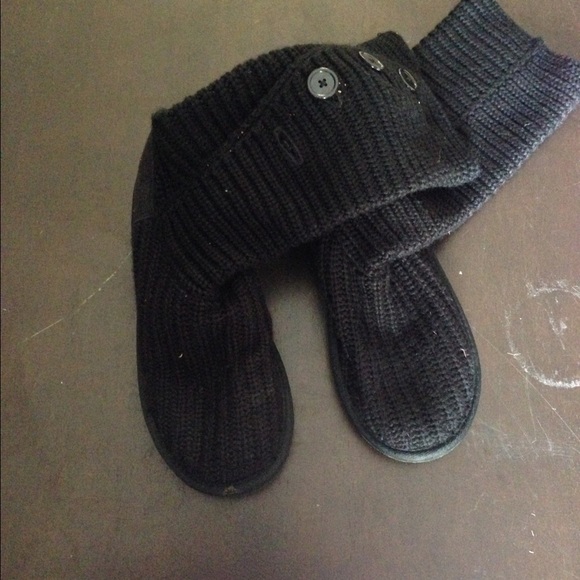 Black Knit Old Navy Boots
