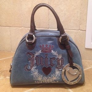 *MINT CONDITION* Juicy Couture Velour Bowling Bag
