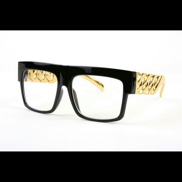 Chunky Gold Chain Glasses