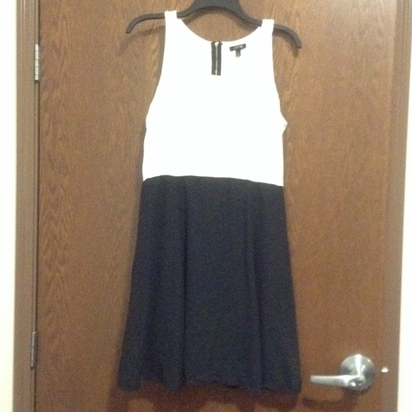 Black and white dress