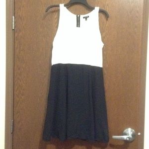 Black and white dress