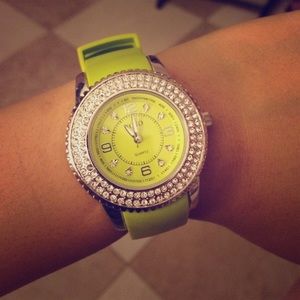 Green XOXO watch