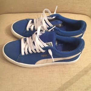 Blue Suede Puma classic sneakers