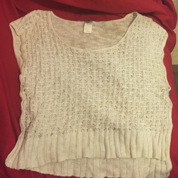 White knit tank