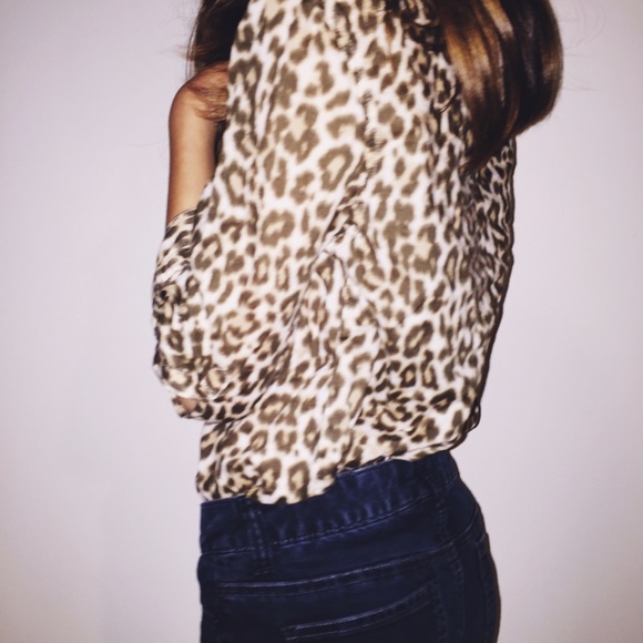 J-Crew Cheetah Print Tunic - Picture 2 of 3