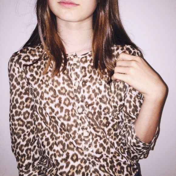 J-Crew Cheetah Print Tunic - Picture 3 of 3