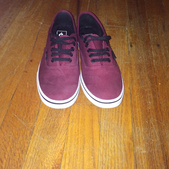 Brand new burgundy vans