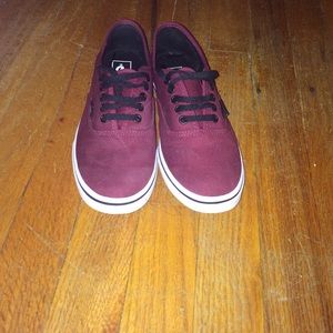 Brand new burgundy vans