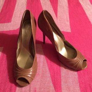 Tan ALDO heels