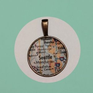 Seattle Map Pendant