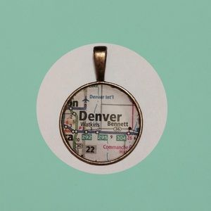 Denver Map Pendant