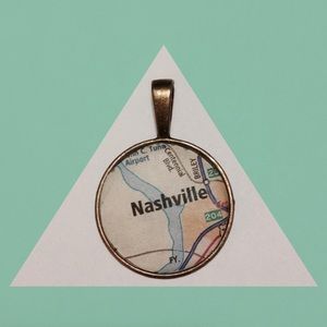 Nashville Map Pendant