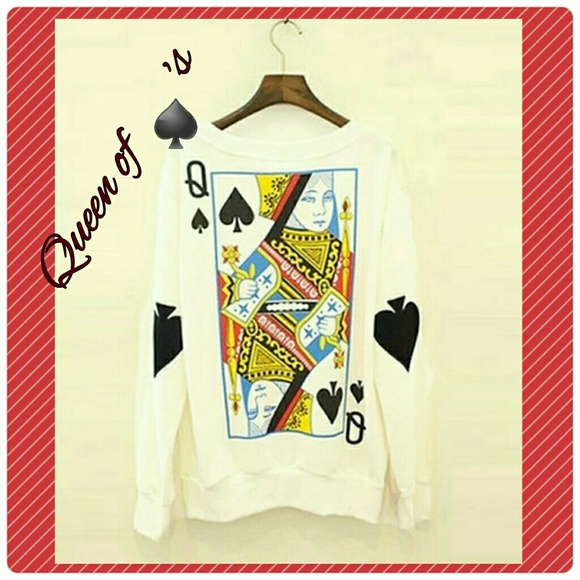 Queen of Spades crewneck