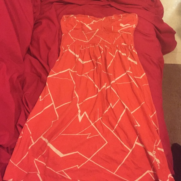 Strapless dress