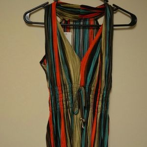 NWOT COLORFUL STRIPED TANK