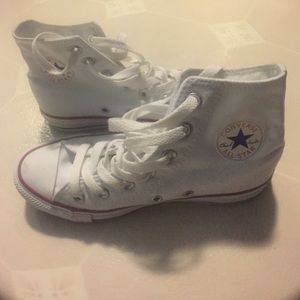 White high top converse
