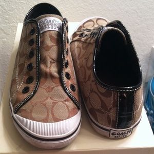 Coach slip on shoes