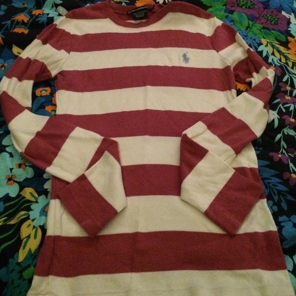 Striped polo long sleeve