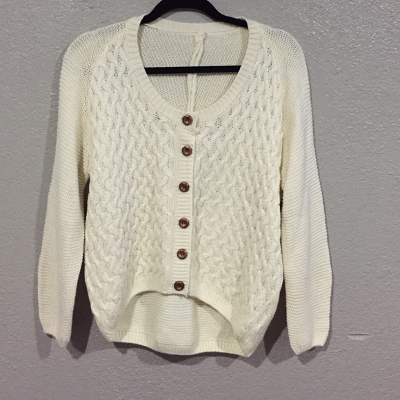 Cream cardigan