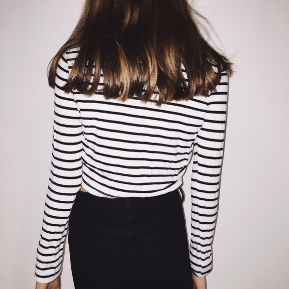 Stripped long sleeve shirt - Picture 2 of 3