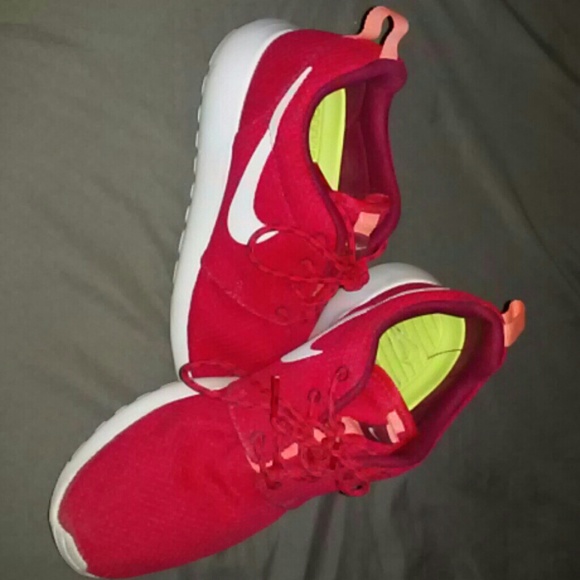 Pink Nike sneakers