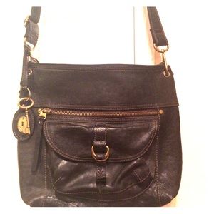 Gently used: Fossil Sasha large top zip cross body
