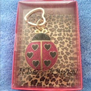 Betsey Johnson Ladybug Key Fob NWT