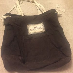 Hollister brown tote bag