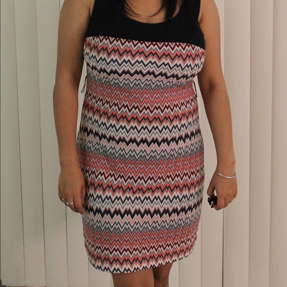 Colorful print dress