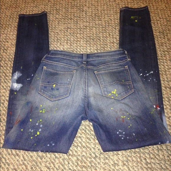 Paint Splattered Jeans - Picture 2 of 2
