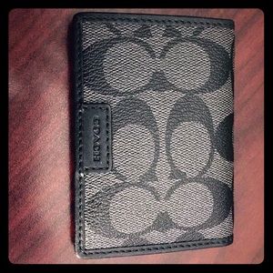 Mens coach wallet