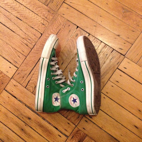Green Chuck Taylor's