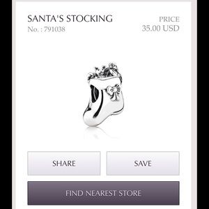 Authentic santas stocking