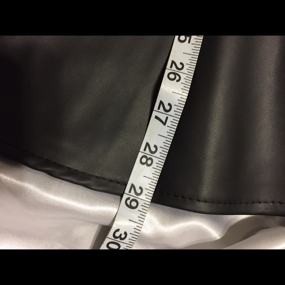 Faux leather skater dress - Picture 2 of 3