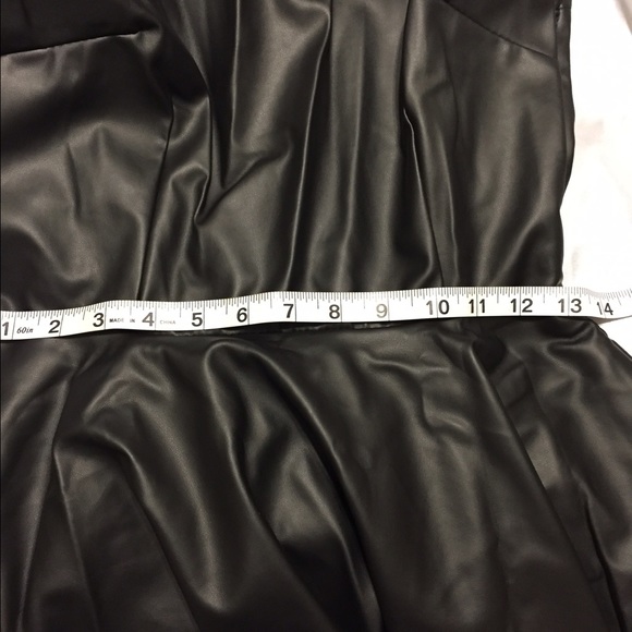 Faux leather skater dress - Picture 3 of 3