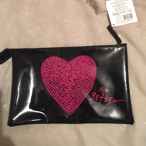 Betsy Johnson zipper pouch