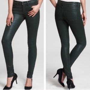 Juicy Couture green skinny jeans