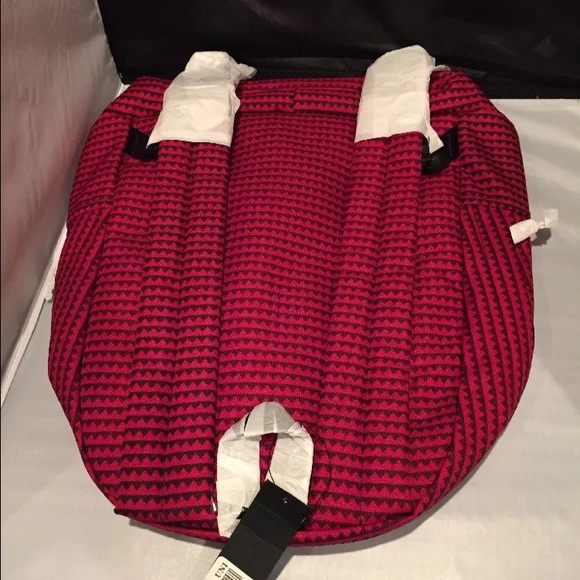 NWT! Marc by Marc Jacobs Black/Red ZigZag Backpack - Picture 4 of 4