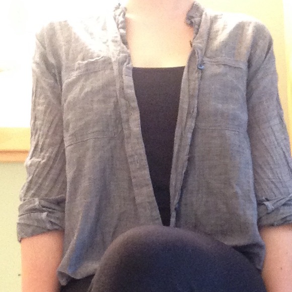 Blue Button-up
