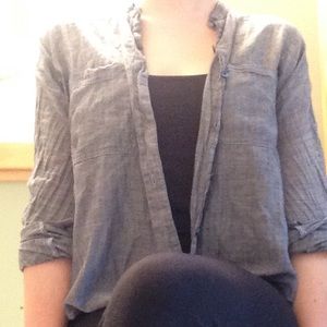 Blue Button-up
