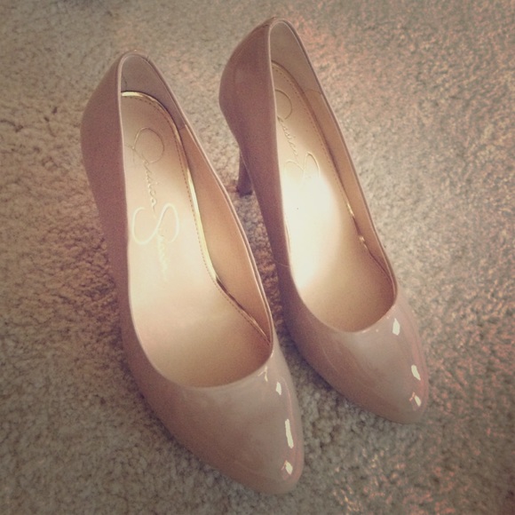 Jessica Simpson nude Patton heels. Worn once.