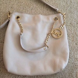 Michael Kors ivory handbag