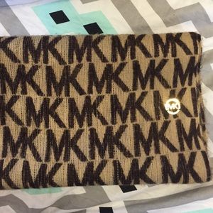 Light/ Dark Brown MK Scarf