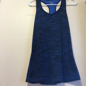 Black and Blue Nike Tank