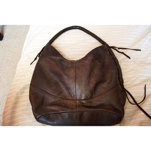 100% leather lucky brand handbag