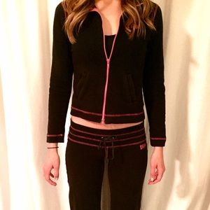Bebe Sport sweat pants and jacket