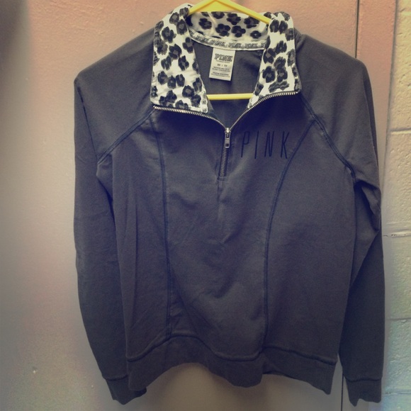 VS Pink workout quarter zip